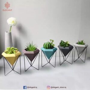 سندانة سيراميك سداسية بقاعدة معدنية