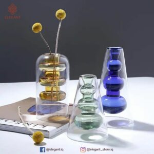 دورق زجاجي طبقتين ملون